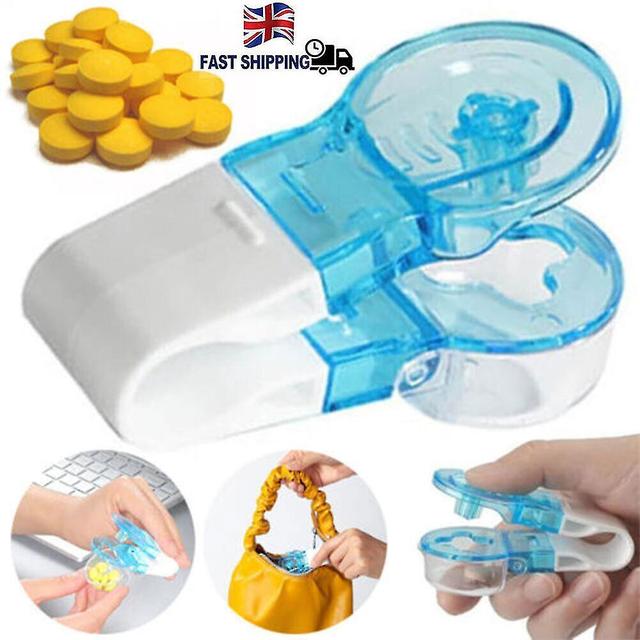 Portable Pill Taker Remover, Tablets Pills Blister Pack Opener Assistance Tooluk 2pcs on Productcaster.