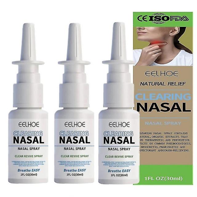 3pcs New Onnature Organic Herbal Lung Cleanse & Repair Nasal Spray Pro 2023 on Productcaster.