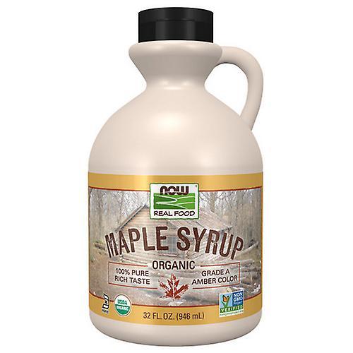 Now Foods Maple Syrup Organic, Grade A 32 oz (Pack of 4) on Productcaster.