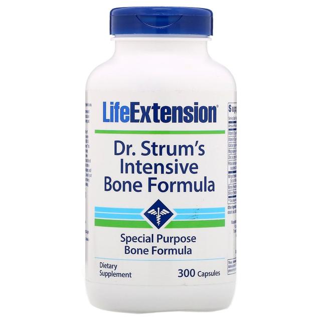 Life Extension Extensión de vida, Dr. Strum's Fórmula ósea intensiva, 300 cápsulas on Productcaster.