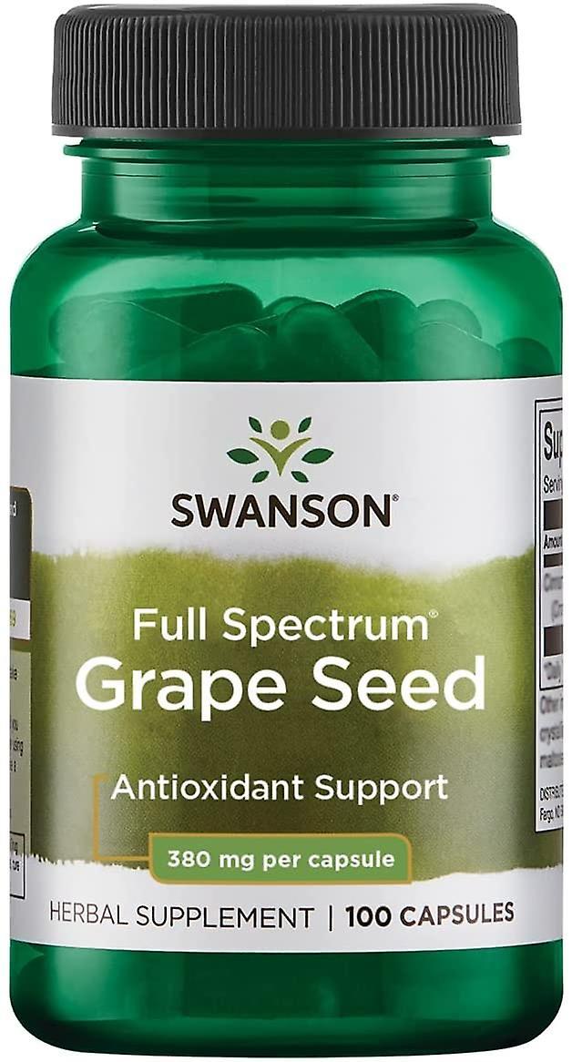 Swanson Grape Seed 380 mg 100 Capsule on Productcaster.