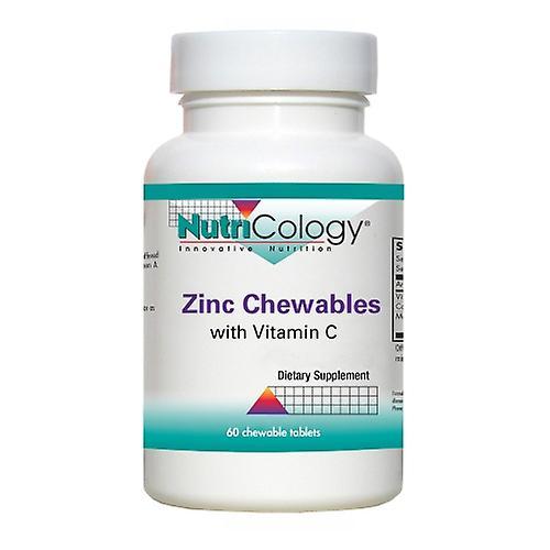 NutriCology Groupe de recherche sur la nutrilogie et les allergies Zinc à croquer avec vitamine C, 60 comprimés à mâcher (paquet de 1) on Productcaster.