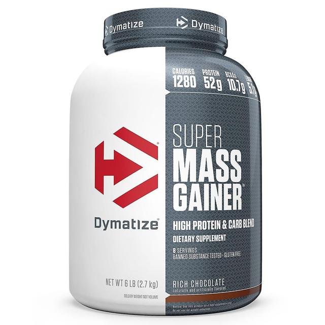 Dymatize, Super Mass Gainer, Chocolate Rico, 6 lbs (2,7 kg) on Productcaster.