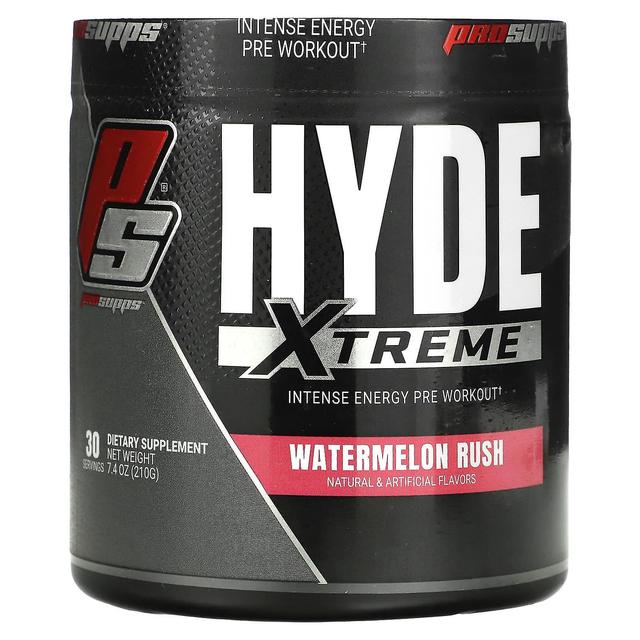 ProSupps, Hyde Xtreme, Intense Energy Pre Workout, Wassermelonenrausch, 7,4 oz (210 g) on Productcaster.