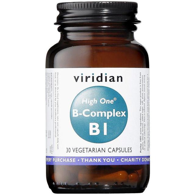 Viridian HIGH ONE Vitamina B1 con B-Complex Veg Caps 30 (230) on Productcaster.