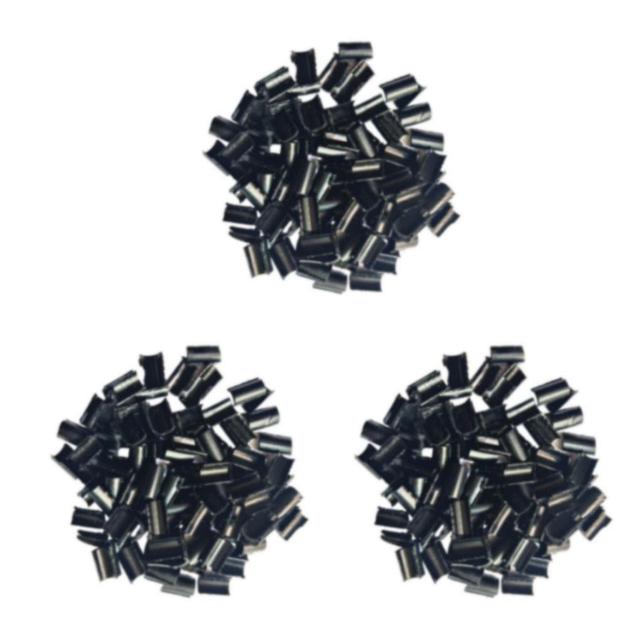 1/3/5 50pcs/set Hair Extension Granule Safe To Strong Bonding Any black 3Set on Productcaster.