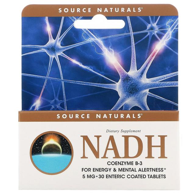 Source Naturals Fonte Naturals, NADH, CoEnzima B-3, 5 mg, 30 Comprimidos on Productcaster.