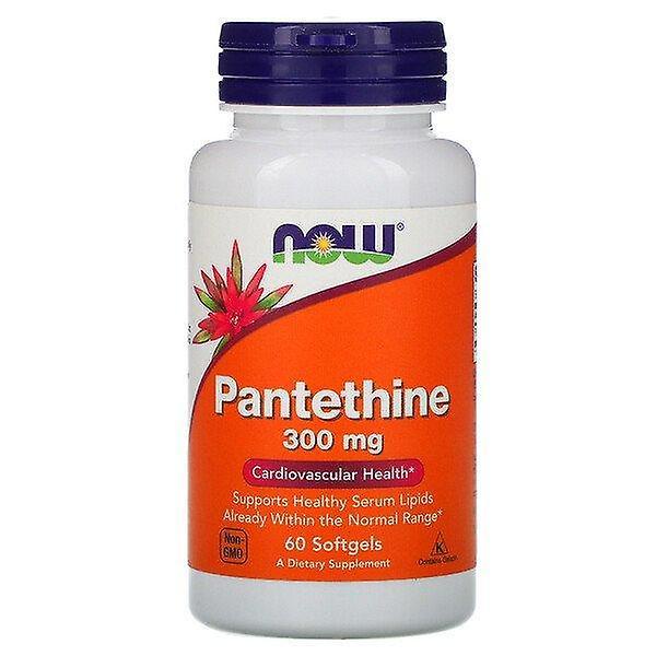 Now Foods, Pantethine, 300 mg, 60 Softgels on Productcaster.