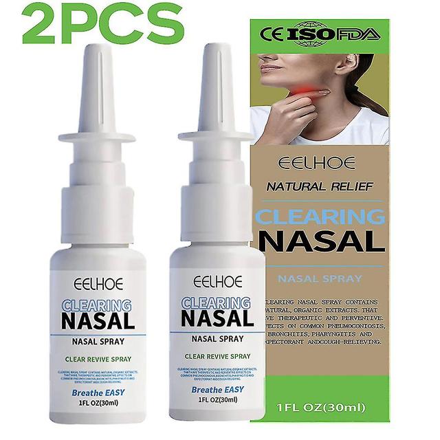 1/2pcs 30ml Cleaning Nasal Spray Organic Herbal Lung Cleanse & Nasal Spray on Productcaster.