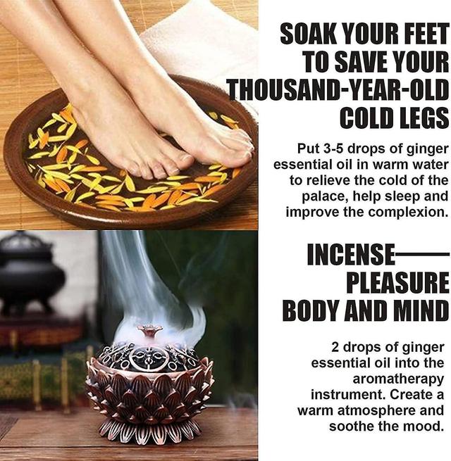 Belly Drainage Ginger Oil, Natural Drainage Ginger Oil Essential Relax Massager Liquid, Herbal Slimming Massage Oil, Slimming Tummy Ginger Oil 60ml on Productcaster.