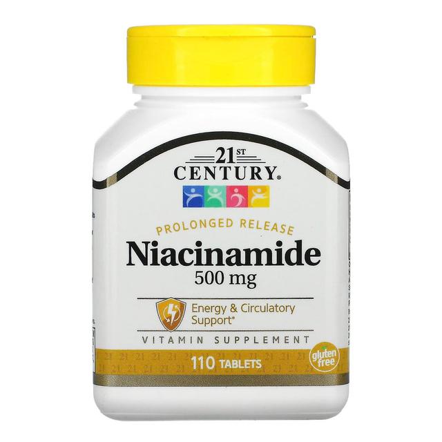 21st Century, Prolonged Release Niacinamide, 500 mg, 110 Tablets on Productcaster.