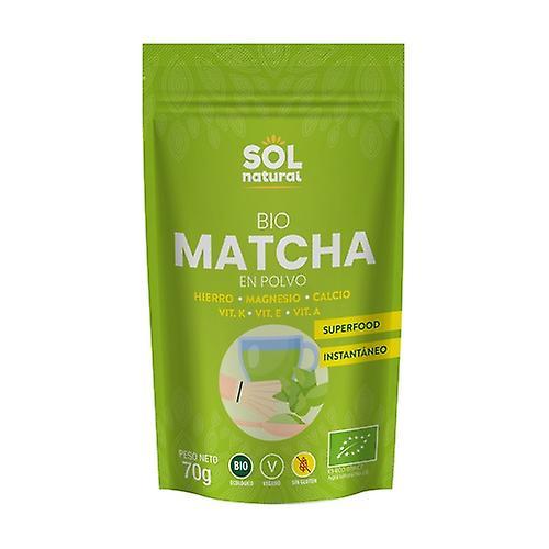 Sol Natural Matcha powder Bio 70 g of powder (Matcha) on Productcaster.