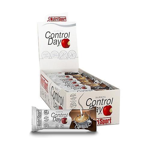 Nutrisport Box of control day caffe-latte bars 28 bars of 44g (Coffee) on Productcaster.