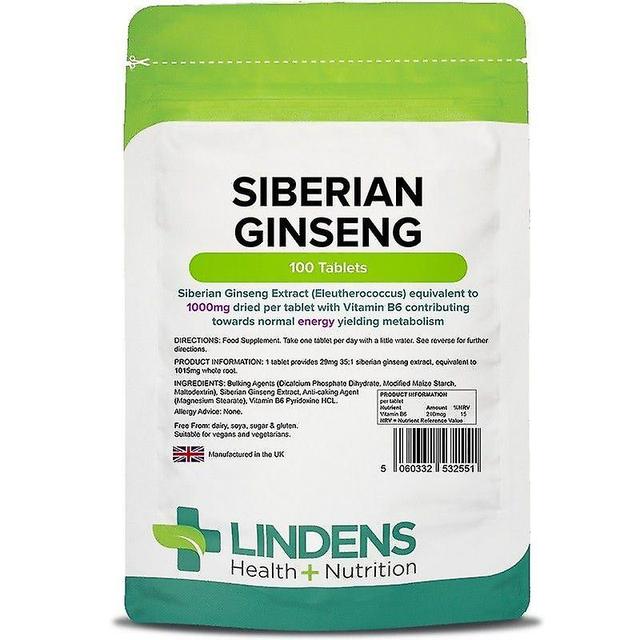 Lindens Ninseng siberiano 1000mg Compresse 100 (2551) on Productcaster.