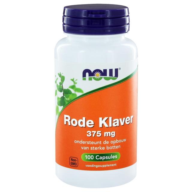 NOW Foods Rode Klaver 375 mg (100 čiapky)-teraz potraviny on Productcaster.