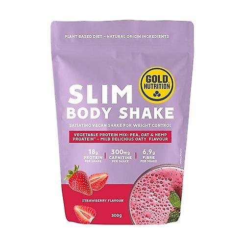 Gold Nutrition Slim body shake (mansikka) 300 g jauhetta (mansikka) on Productcaster.