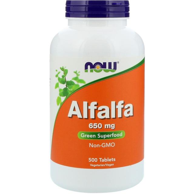 Now Foods, Alfalfa, 650 mg, 500 Tablets on Productcaster.