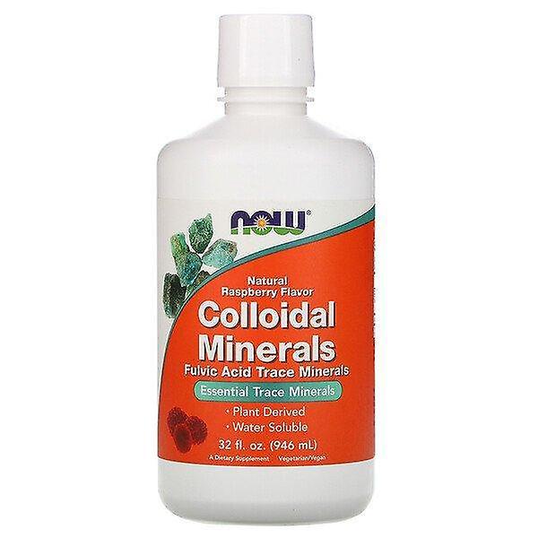 Now Foods, Minerales coloidales, Sabor a frambuesa natural, 32 fl oz (946 ml) on Productcaster.