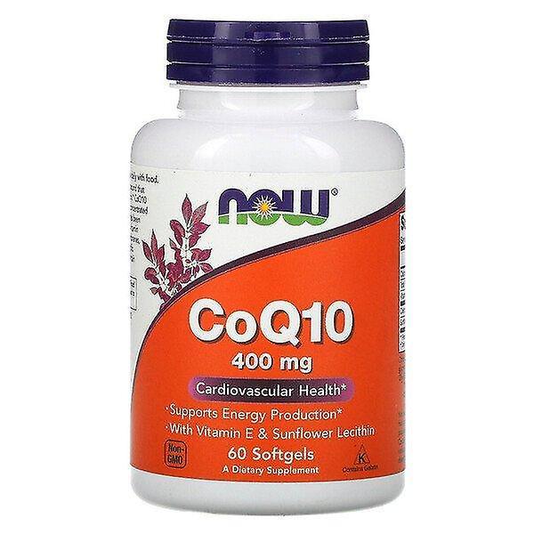 NOW Foods Now Alimentos, CoQ10, 400 mg, 60 Cápsulas gelatinosas on Productcaster.