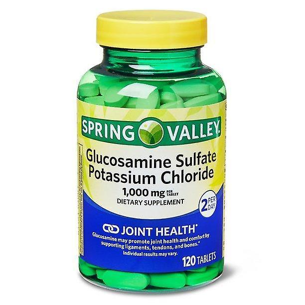 Spring Valley Jarné údolie glukozamín sulfát tablety chloridu draselného, 1000mg, 120 počet on Productcaster.