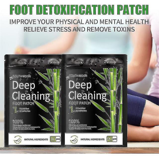 Skbcv 30/60 kpl Jalkalaastari Detox Natural Herbal Foot Patch Conditioning lievittää fyysistä henkistä stressiä auttaa nukkumaan on Productcaster.