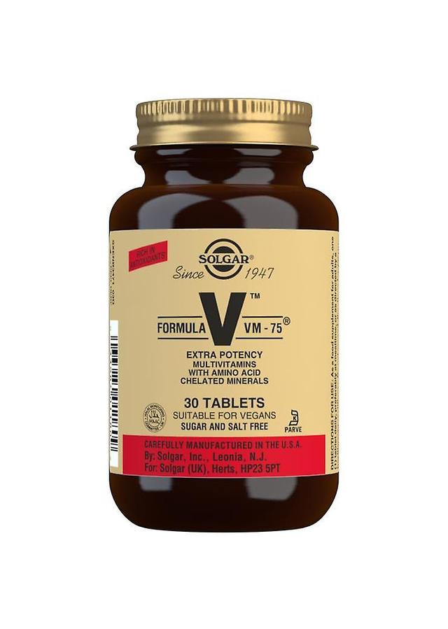 Solgar Formula VM-75 Tablets Pack of 30 on Productcaster.