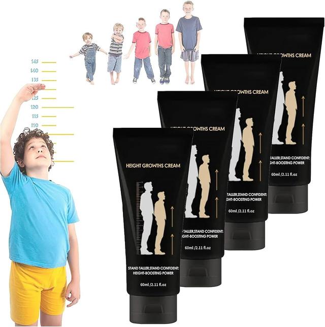 Wtowin Height Growth Cream, Natural Peak Height Booster Leg Massage Gels, Height Increase Cream Stimulant For Adolescent Bone Growth -60g 4pcs - 240g on Productcaster.