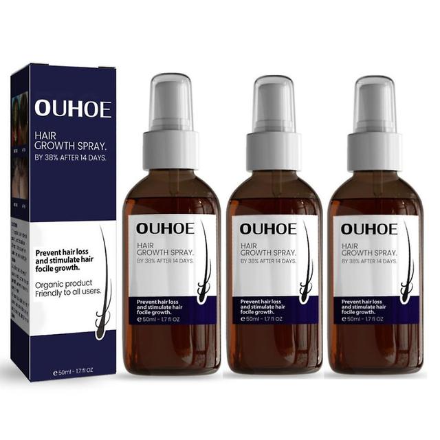 3x 50ml Blusoms Hairgrowth Formula sérový sprej, Ashwagandha 4500 sprej na rast vlasov on Productcaster.