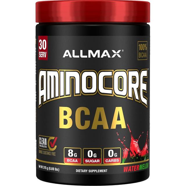 ALLMAX Nutrition, AMINOCORE BCAA, Arbuz, 315 g (0,69 funta) on Productcaster.