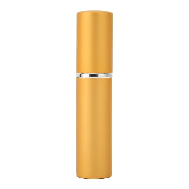 Refillable Perfume Bottle Yellow 5ml Portable Refillable Perfume Spray Bottle - Aluminium Alloy Press On, Leakproof and Empty on Productcaster.