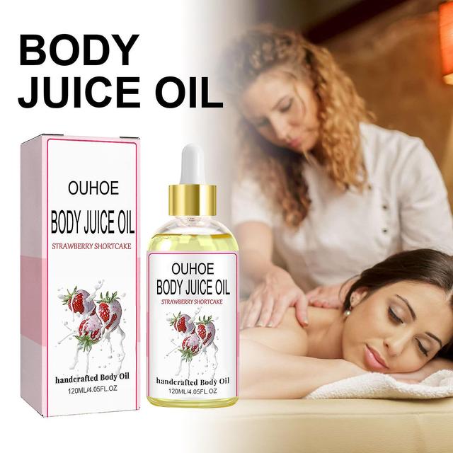 Body Juice Olie Strawberry Shortcake, Body Juice Oil voor vrouwen, handgemaakte Body Juice olie Strawberry Shortcake 1 Pcs on Productcaster.