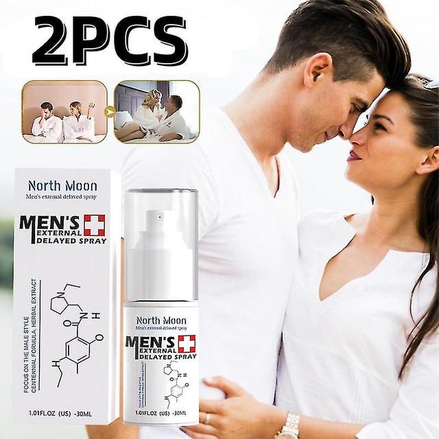 2x Mens Spray Boxed Improve Frigidity Easy To Absorb Antibacterial Increase Libido Private Care Spray Liquid Increase Hardness 30ml on Productcaster.