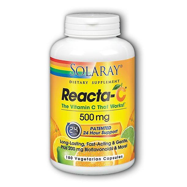 Solaray reacta-c 500 mg - 180 vegetarian capsules on Productcaster.