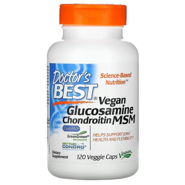 Doctor's Best, Vegan Glucosamine Chondroitin MSM, 120 Veggie Caps on Productcaster.