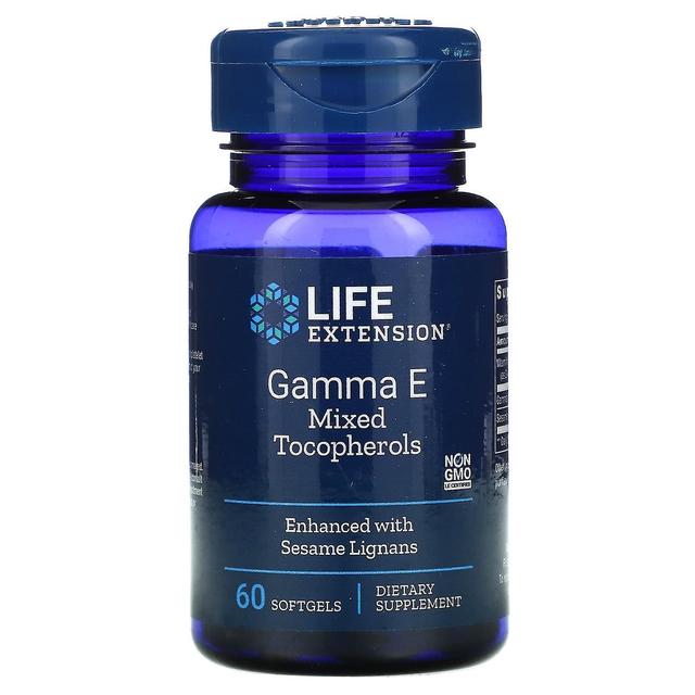 Life Extension, Gamma E Mixed Tocopherols, 60 Softgels on Productcaster.