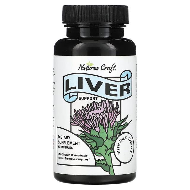 Natures Craft, Liver Support, 60 Capsules on Productcaster.