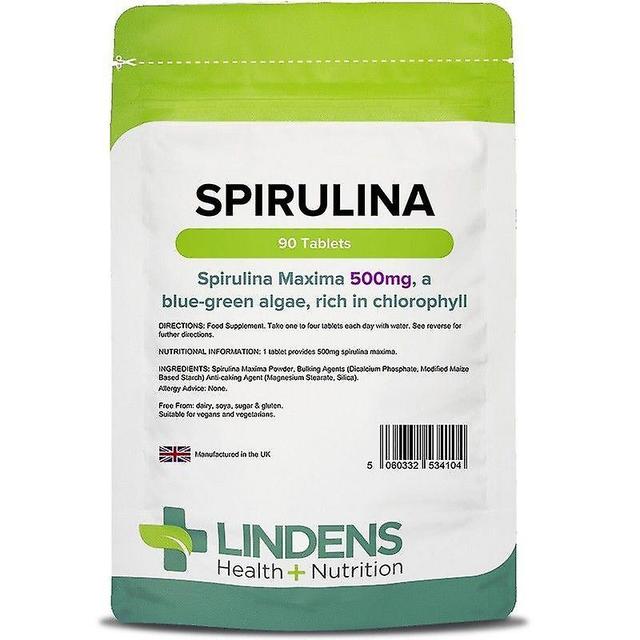 Lindens Spirulina 500mg Tablets 90 (4104) on Productcaster.