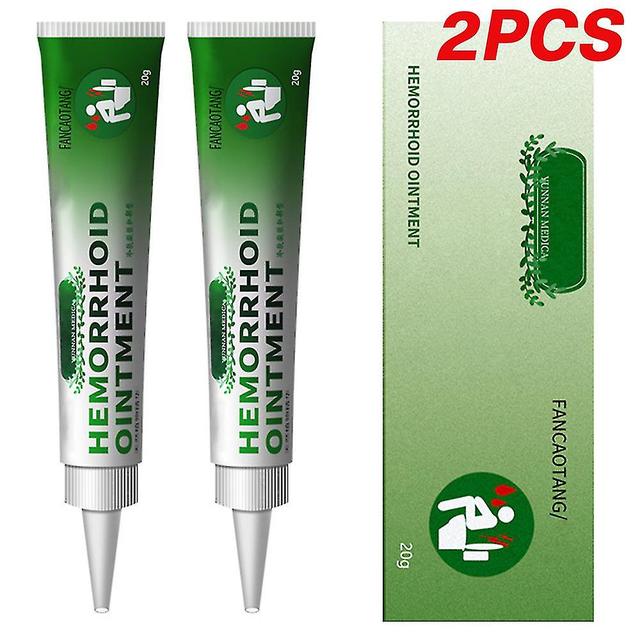 1/2pcs Herbal Hemorrhoids Ointment Internal And External Anal Fissure Cream Pain Reliving Cooling Herbs on Productcaster.