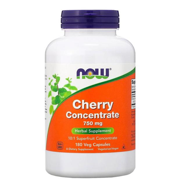 Now Foods, Cherry Concentrate, 750 mg, 180 Veg Capsules on Productcaster.