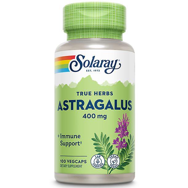 Solaray astragalus root 400mg | healthy immune function & stress support | adaptogen herb | non-gmo, vegan & lab verified 100 vegcaps on Productcaster.