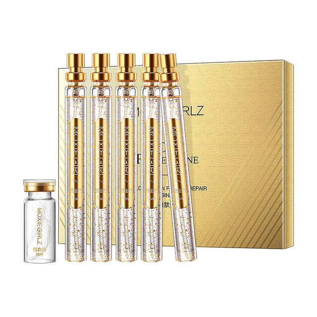 Flye Soluble Protein Thread Combined With Nano Gold Essence Gold Protein Peptide Thread Carving Essence Water-soluble Collagen Fade Fine Lines Thre... on Productcaster.