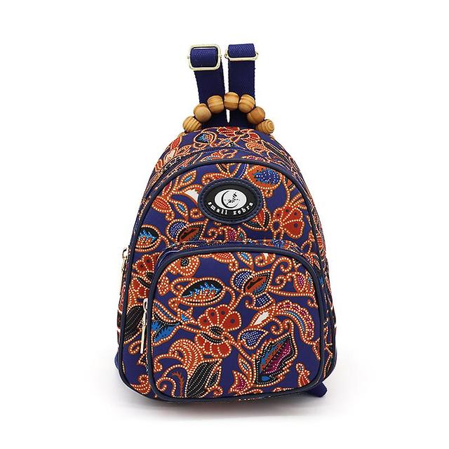 Beculerty Mochila Pequea De Cebra Para Mujer, Bolso De Ocio Para Estudiantes Universitarios, Mochila De Lona, Novedad De Otoo/invierno, 2022 Azul on Productcaster.