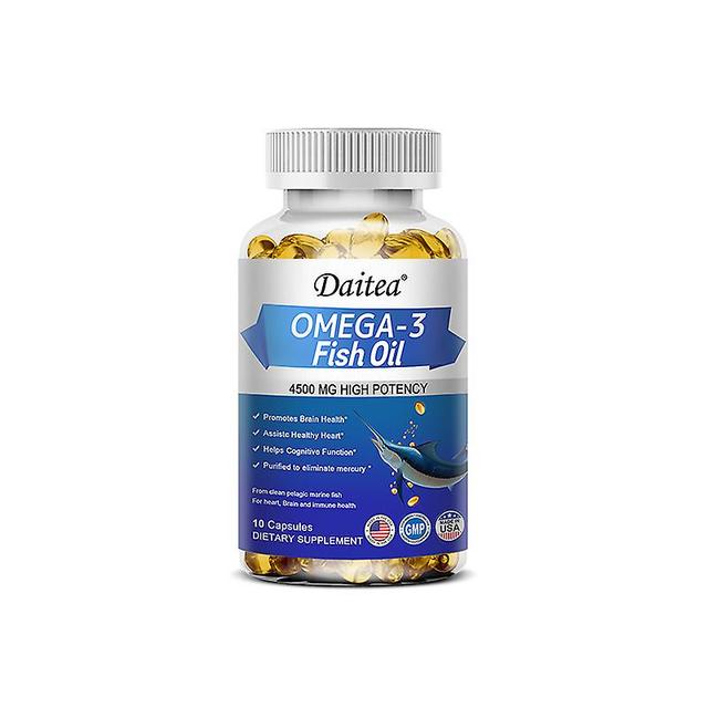 Vorallme Daitea Omega 3 Fischöl Kapsel Ergänzung Reich an Dha Epa Anti-Aging Haut Augen Geist und Gehirn Gesundheit Unterstützung Immunsystem 10cou... on Productcaster.