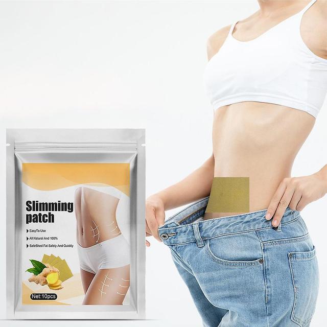 Herbal Slimming Compact Tummy Patch,weight Loss Stickers,ginger Fat Burner,body Sculpting on Productcaster.