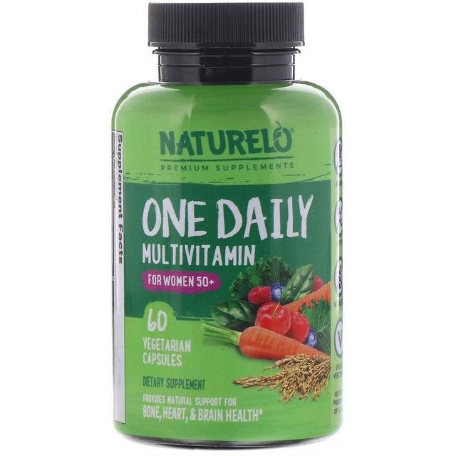 NATURELO, One Daily Multivitamine voor vrouwen 50+, 60 vegetarische capsules on Productcaster.