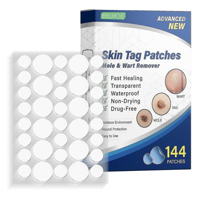 Sæt med 144 Behandling af plaster Fjernelse af vorte Moles Og Skin Tags Pain-M.4586 on Productcaster.