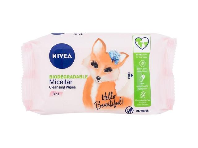 Nivea - Chusteczki myjące Micelarne 3w1 - Dla Kobiet, 25 szt. on Productcaster.