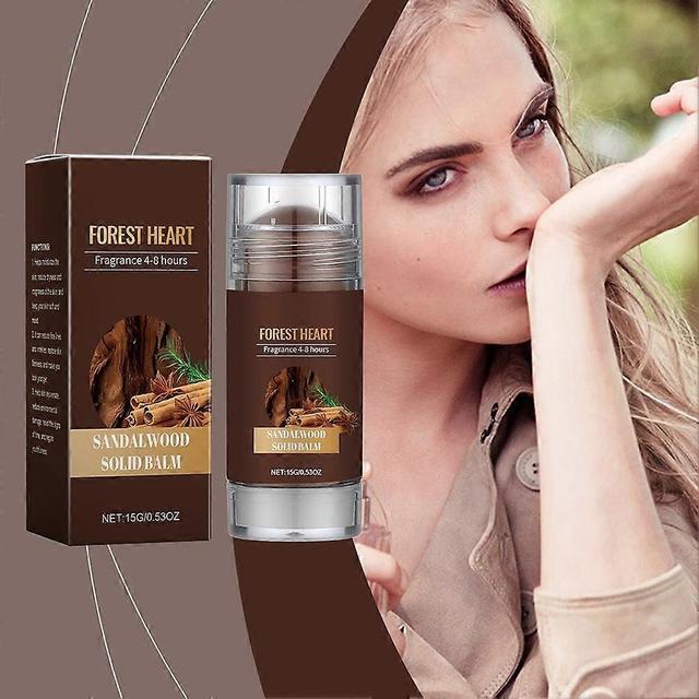 Natural Light Sandalwood Solid Perfume Fresh Long-lasting Dating Perfume Balm on Productcaster.