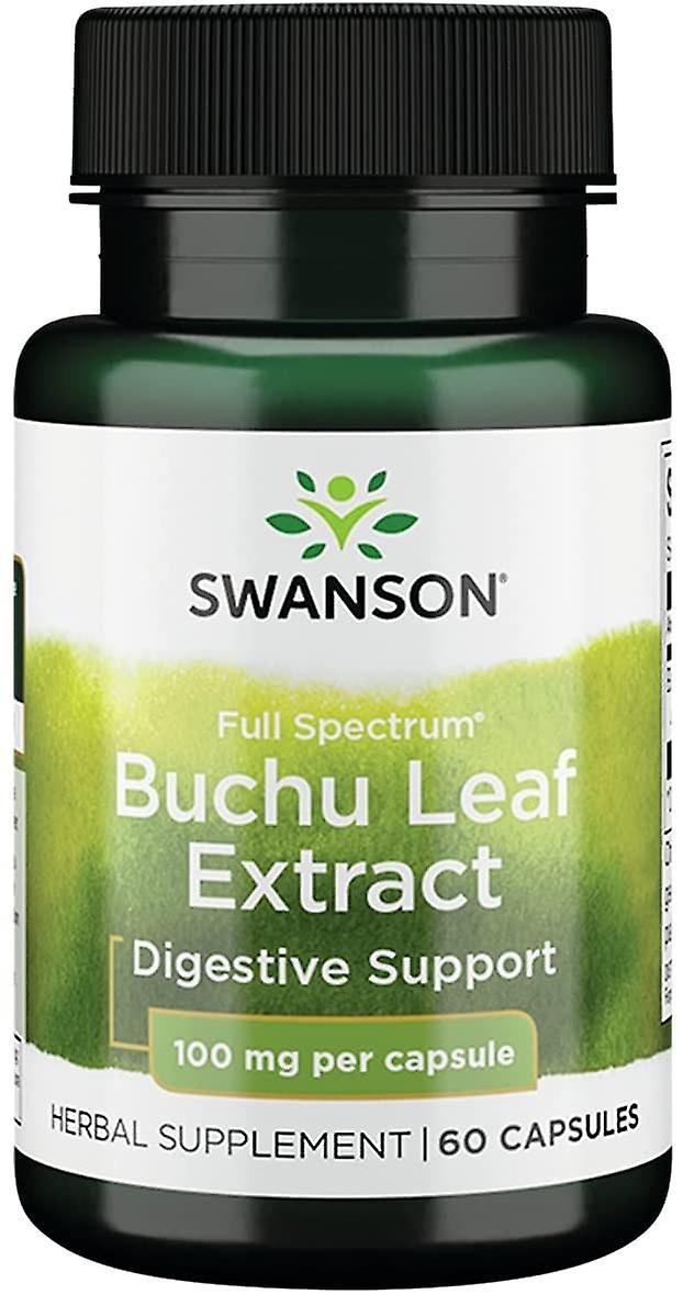 Swanson Full Spectrum Buchu Leaf 4:1 Extract 100 mg 60 Capsules 50 gr on Productcaster.