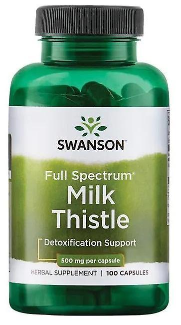 Swanson Full Spectrum Milk Thistle 500Mg 100 Capsules on Productcaster.